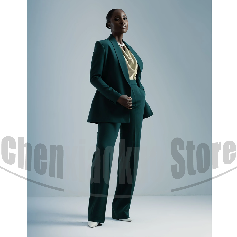 Women Formal Wear Business - Women Suit Belted Blazer and Wide