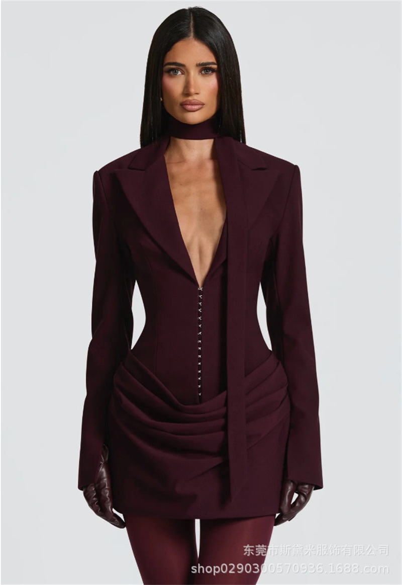 Long Scarf Women Suit 1 Piece  - đánh giá và giá Women Formal Wear Coat