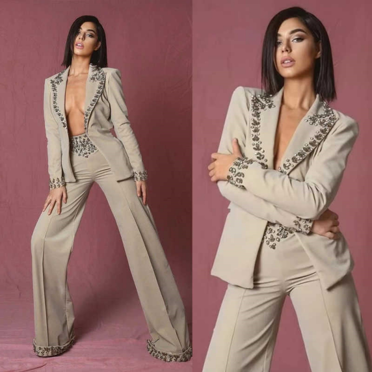 Amazing Rhinestones Women Suit - đánh giá và giá Women'S Formal Wear For A Wedding