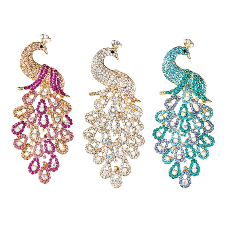 Unique Peacock Brooch Pin For  - đánh giá và giá Women Formal Wear Look