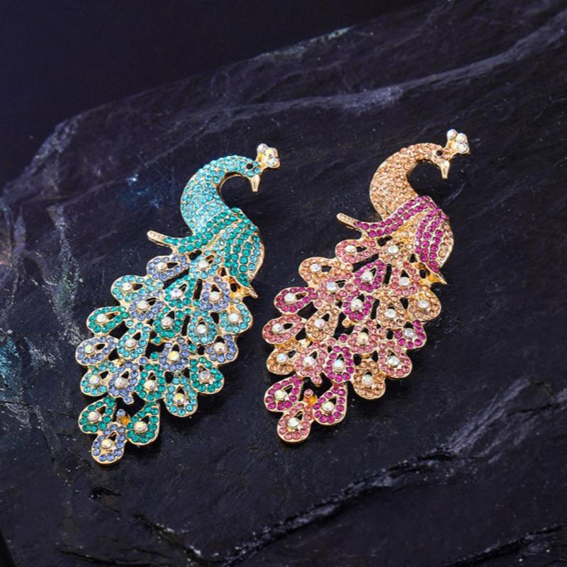 Unique Peacock Brooch Pin For  - đánh giá và giá Women Formal Wear Look