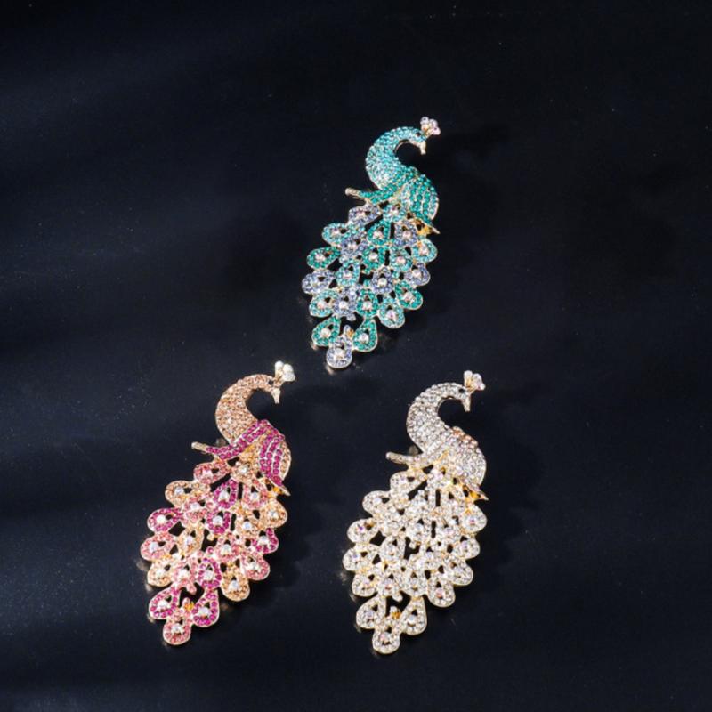 Unique Peacock Brooch Pin For  - đánh giá và giá Women Formal Wear Look