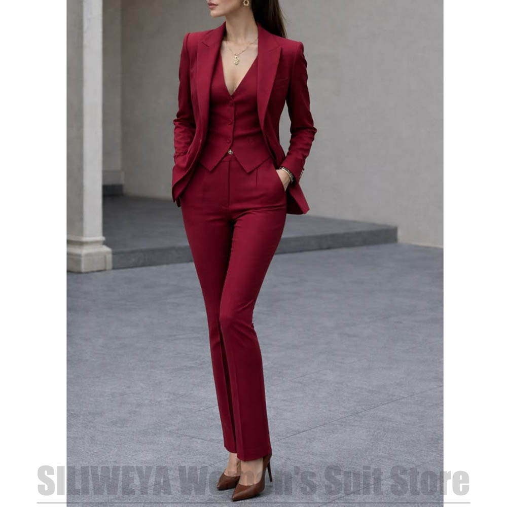 Women 3 Piece Suit Set Blazer  - đánh giá và giá Women'S Formal Wear For A Wedding