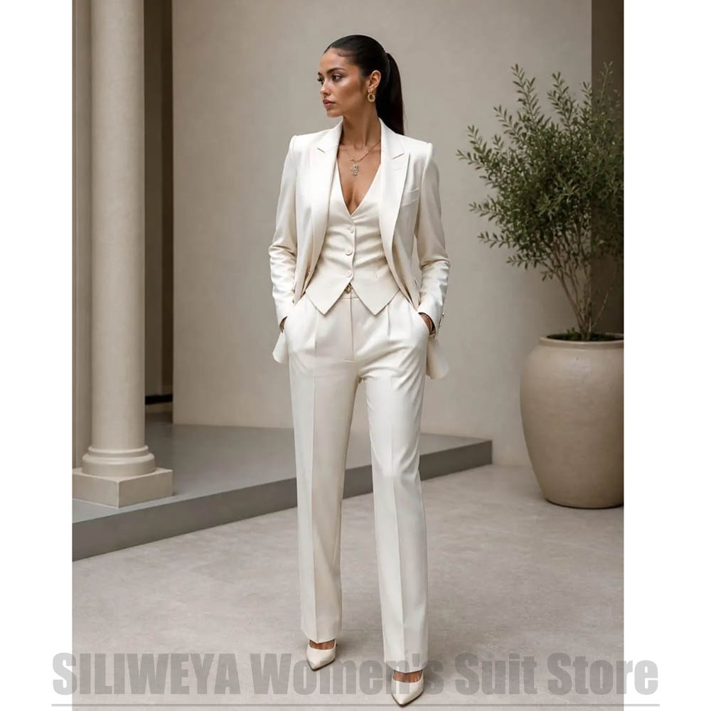 Women 3 Piece Suit Set Blazer  - đánh giá và giá Women'S Formal Wear For A Wedding