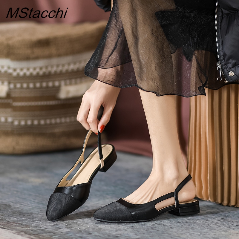 Patchwork Leather Slingbacks W - đánh giá và giá Slingback Heel Formal